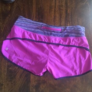 Lululemon Women’s Speed Up Shorts - 8